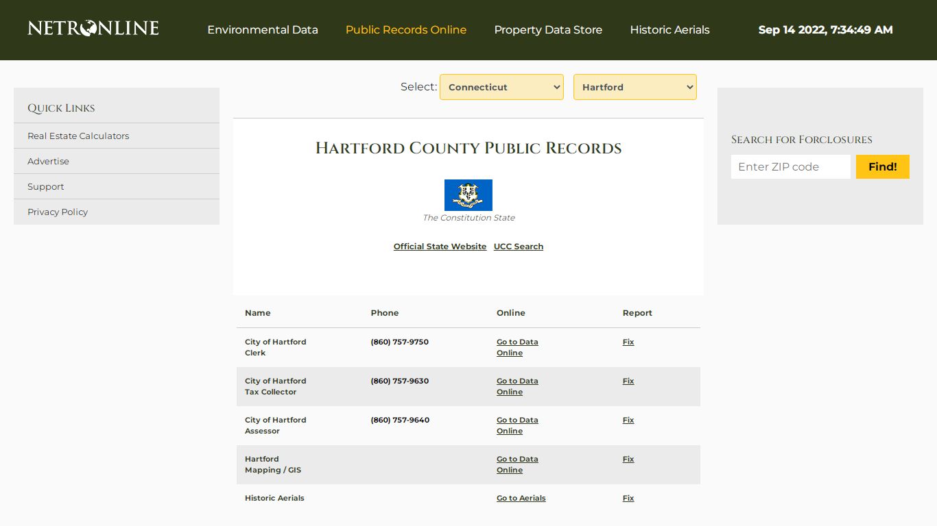 Hartford County Public Records - NETROnline.com